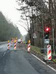 Jetzt regelt eine Ampel die halbseitige Sperrung an der Trasse ©Daniel Steffan trasseampelregelung