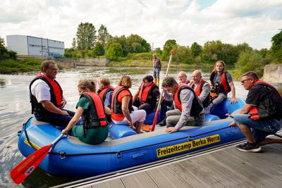 Bootsfahrt einbooten © K. Hartung