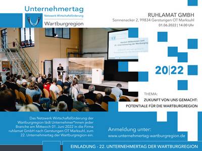 Unternehmertag in der Wartburgregion UT Anzeige v3 email
