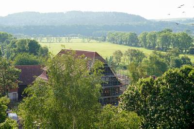 Großbaustelle "Witzlebener Hof" © K. Hartung oberförsterei1.juni2023