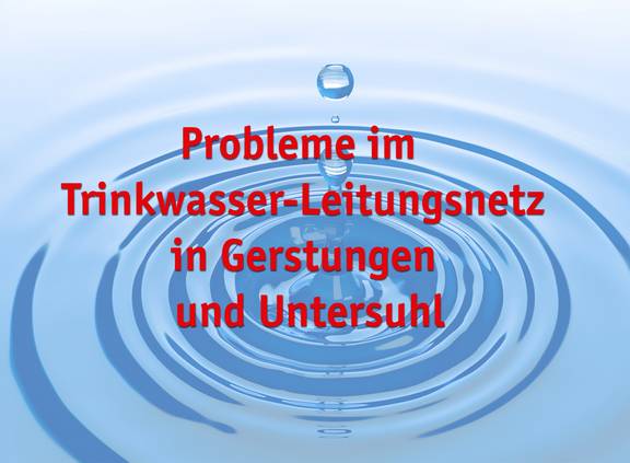 Probleme Trinkwasserleitungsnetz