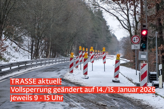 nderung vollsperrung trasse