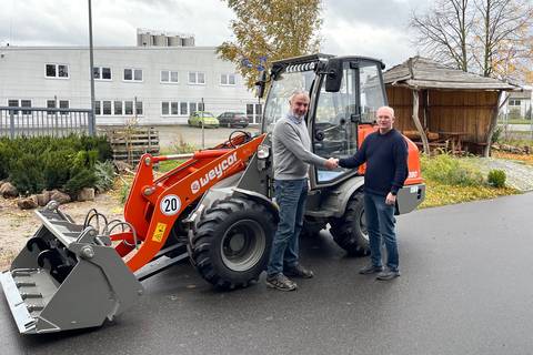 Ein neuer Radlader für den Bauhof ©M. Stück radlader2