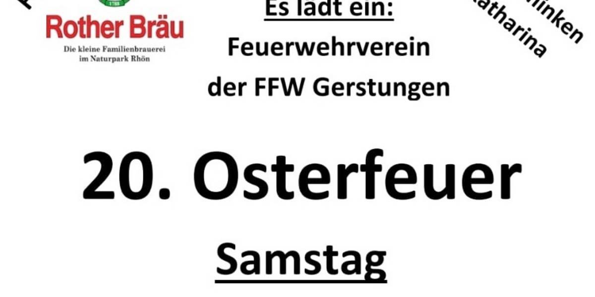 Osterfeuer (1) 24 Gerstungen
