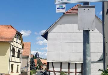 Wegweisung des Werra-Eltetal-Radweges © K. Hartung Werra Eltetalradweg4