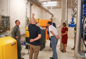 Führung durch die Anlagen am Hochbehälter Gerstungen © Karen Hartung FührungHochbehälter1