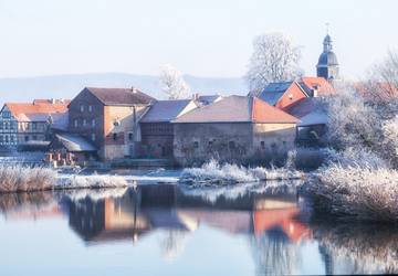 Winterliche Ansicht Sallmannshausen