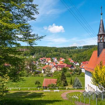 Wolfsburg-Unkeroda mit Erlöserkirche © Peter Gerlach MG 0023