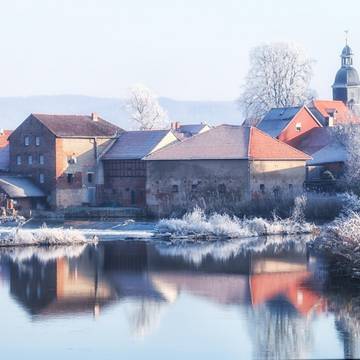 Winterliche Ansicht Sallmannshausen Winterliche Ansicht Sallmannshausen