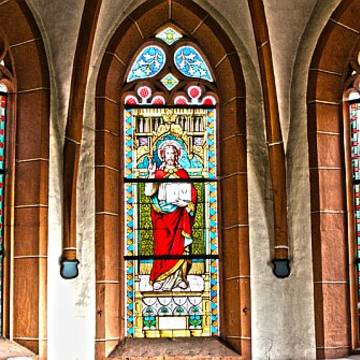 Wunderschöne Chorfenster in der Katharinenkirche