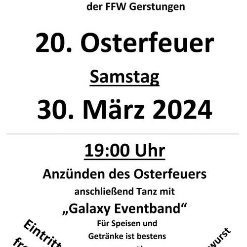 Osterfeuer 24 Gerstungen Osterfeuer 24 Gerstungen