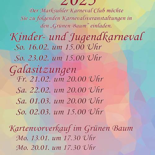 marksuhler karneval 2025 marksuhler karneval 2025