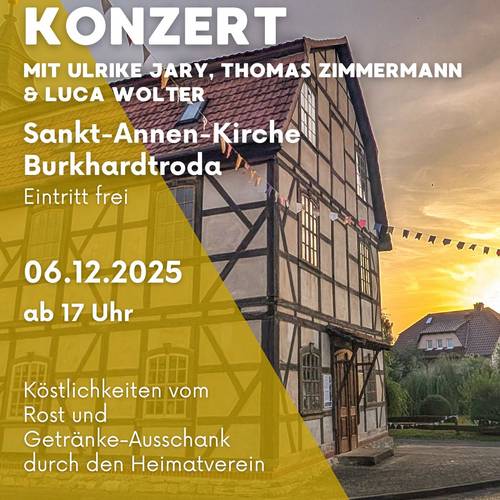 Weihnachts  Konzert Burkhardtroda 06.12.2025 1