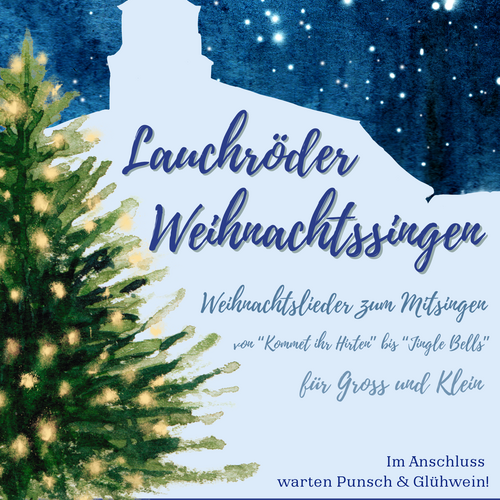 Weihnachtslieder Singen in Lauchröden 2025
