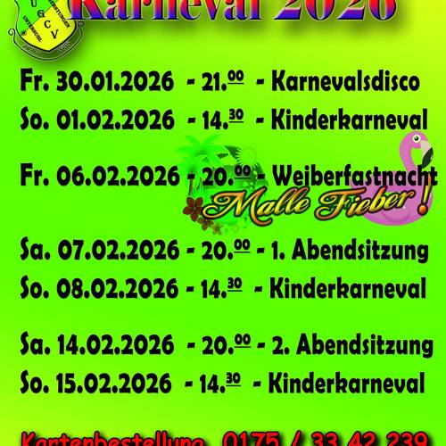 Veranstaltungen UGCV   Karneval Gerstungen