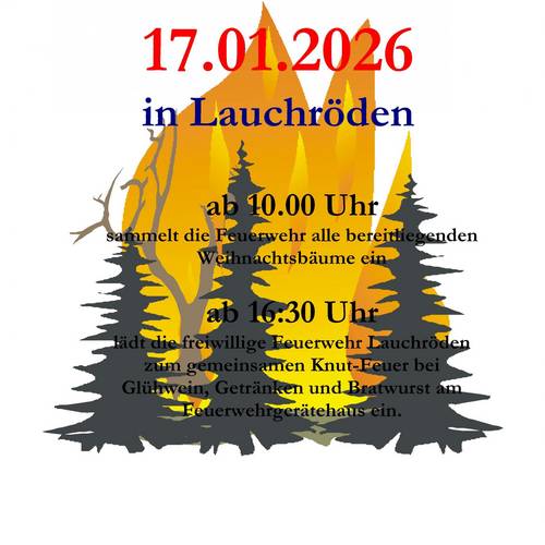 Knutfeuer 2026 Lauchröden Knutfeuer 2026 Lauchröden