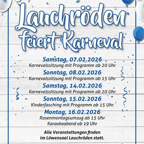Karneval Lauchröden