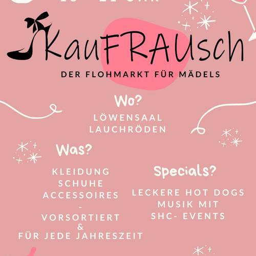 Flohmarkt KAUFRAUSCH Lauchröden Flohmarkt KAUFRAUSCH Lauchröden