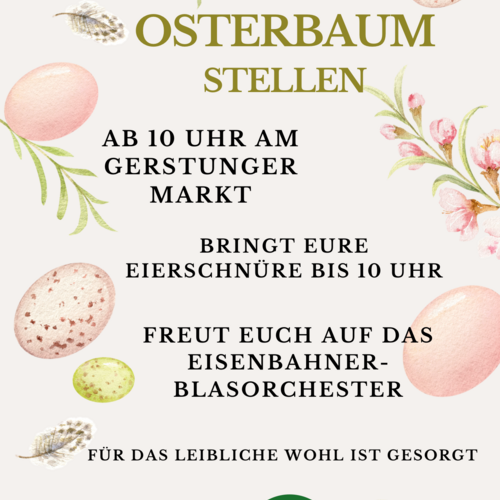 Osterbaum Aufstellen