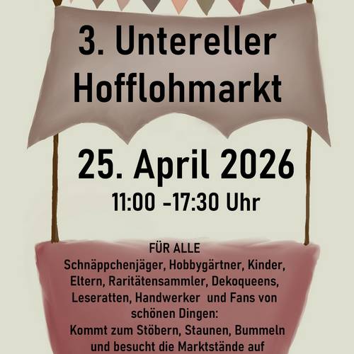 Flyer Hofflohmarkt 2026 Flyer Hofflohmarkt 2026