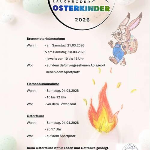 Lauchröden Osteranzeige