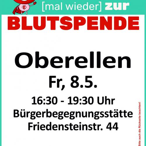 Oberellen Blutspende Mai