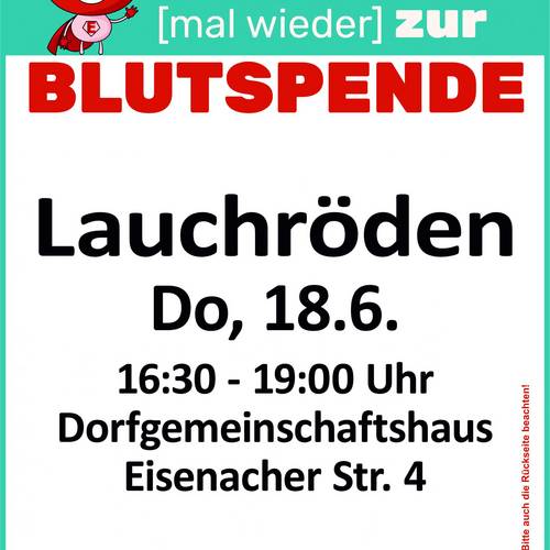 Lauchröden Blutspende