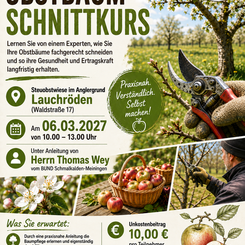 Obstbaumschnittkurs Lauchröden Obstbaumschnittkurs Lauchröden