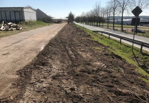 Vorbereitetes Baufeld am 31.3.21 © T. Hennicke Vorb.Baufeld