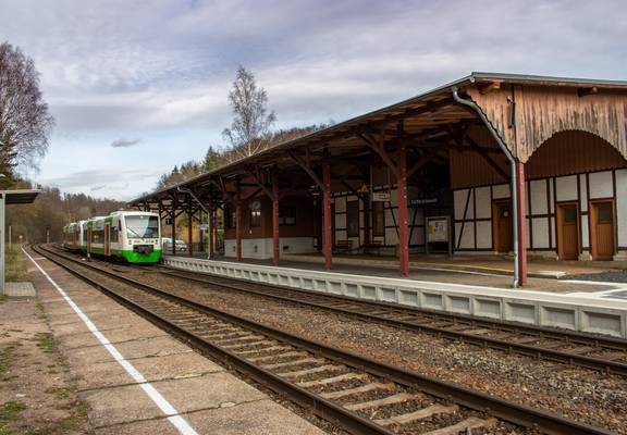 Bahnhof in Förtha