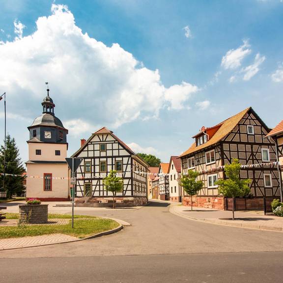 Dorfplatz in Neustädt Dorfplatz in Neustädt