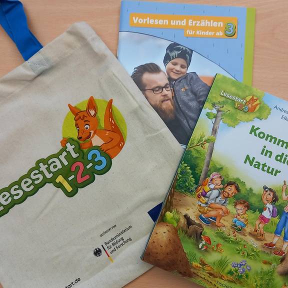 Lesestart-Set © Bibliothek Gerstungen Foto Lesestart Set
