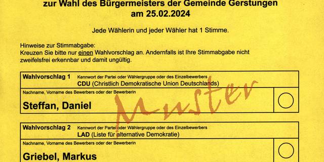 musterstimmzettel