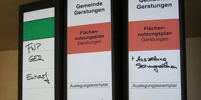 Flächennutzungsplan im Verfahren © Karen Hartung