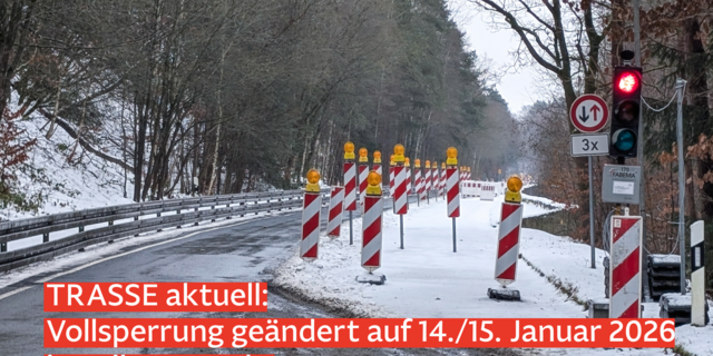 nderung vollsperrung trasse