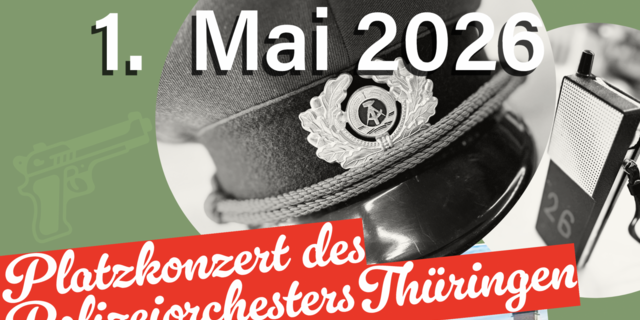 vorank ndigung polizei in th ringen mit platzkonzert