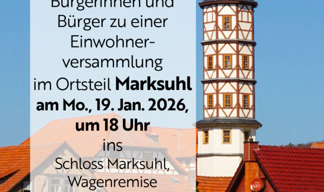b rgerversammlung marksuhl 19.01.2026